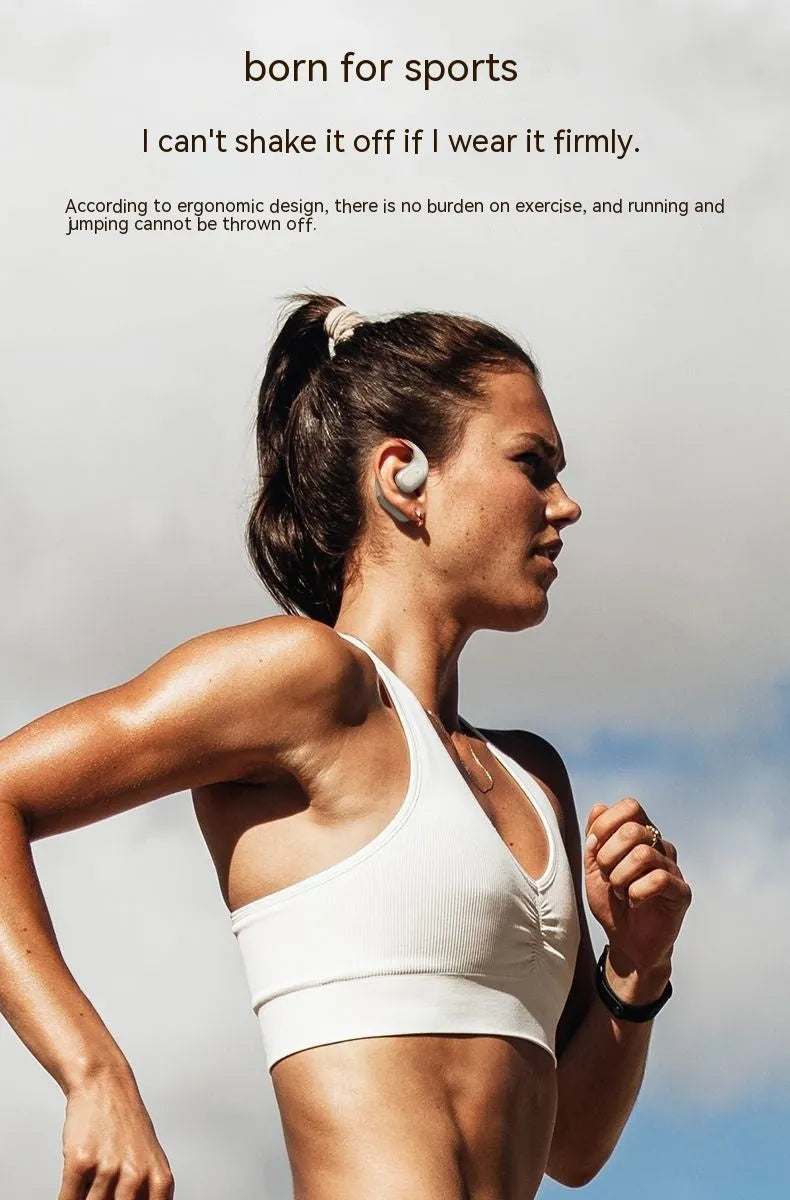 Ear-mounted Sports Bluetooth Headset Large Power And Long Battery Life - Bellarte Enchanté Ear-mounted Sports Bluetooth Headset Large Power And Long Battery Life